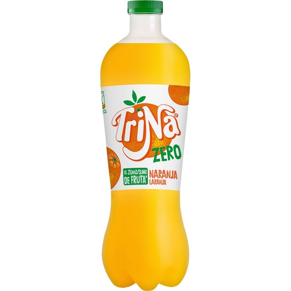 Trina Zero refresco de naranja sin gas sin azúcares añadidos