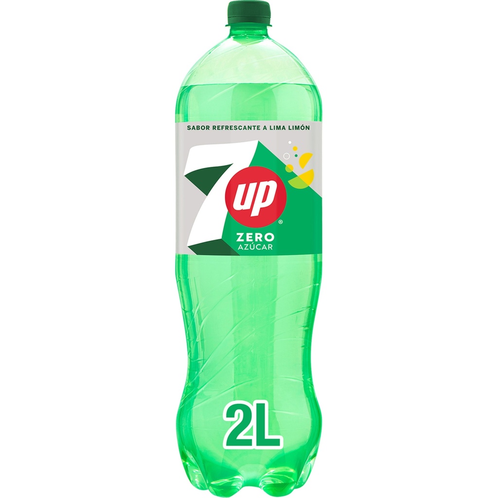 Seven Up Zero refresco de lima limón con gas sin azúcar