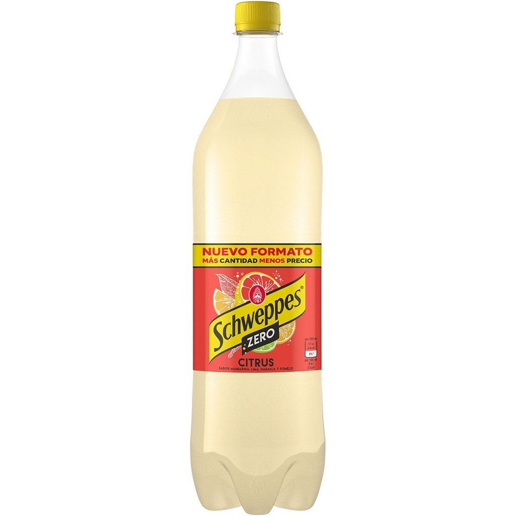 ZERO refresco citrus con gas 100% aromas naturales