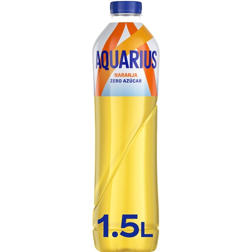 Aquarius Zero bebida isotónica sin azúcar sabor naranja